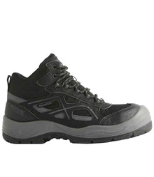 Regatta Safety Footwear Limestone Waterproof S6 Boots RG915 - RG915 Black/Granite Side