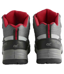 Regatta Safety Footwear Limestone Waterproof S6 Boots RG915 - RG915 Granite/Red Back