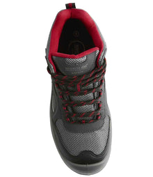 Regatta Safety Footwear Limestone Waterproof S6 Boots RG915 - RG915 Granite/Red Detail