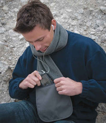 Result Polartherm™ Scarf with Zip Pocket RS100 - RS100 Grey Model