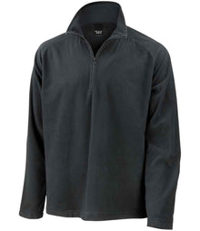 Result Core Zip Neck Micro Fleece RS112 - Black
