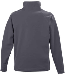 Result Core Zip Neck Micro Fleece RS112 - RS112 Charcoal Back