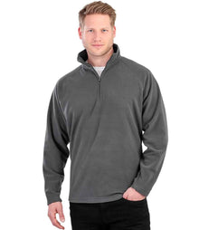 Result Core Zip Neck Micro Fleece RS112 - RS112 Charcoal Model