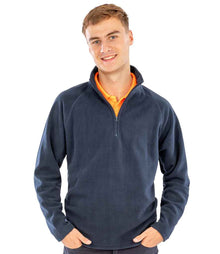 Result Core Zip Neck Micro Fleece RS112 - RS112 Navy Model