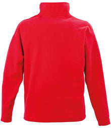 Result Core Zip Neck Micro Fleece RS112 - RS112 Red Back