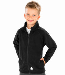 Result Core Kids/Youths Micro Fleece Jacket RS114B - RS114B Black Model