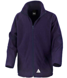 Result Core Kids/Youths Micro Fleece Jacket RS114B - Navy