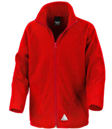 Result Core Kids/Youths Micro Fleece Jacket RS114B - Red