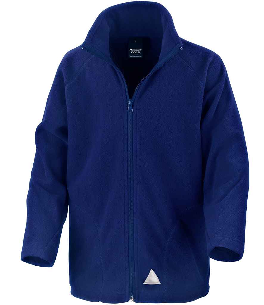 Result Core Kids/Youths Micro Fleece Jacket RS114B - Royal Blue