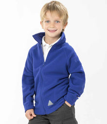 Result Core Kids/Youths Micro Fleece Jacket RS114B - RS114B Royal Blue Model