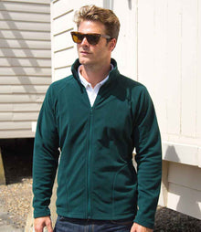 Result Core Micro Fleece Jacket RS114M - RS114M Forest Green Model