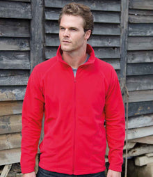 Result Core Micro Fleece Jacket RS114M - RS114M Red Model