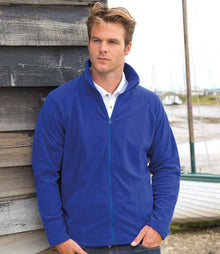 Result Core Micro Fleece Jacket RS114M - RS114M Royal Blue Model