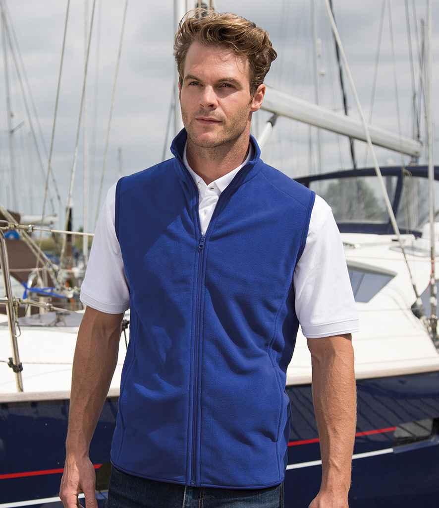 Result Core Micro Fleece Gilet RS116 - RS116 Royal Blue Model