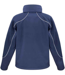 Result Work-Guard Hooded Soft Shell Jacket RS118 - RS118 Navy/Navy Back