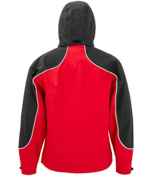 Result Work-Guard Hooded Soft Shell Jacket RS118 - RS118 Red/Black Back