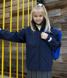 Result Kids Classic Soft Shell Jacket RS121B - RS121B Navy Model
