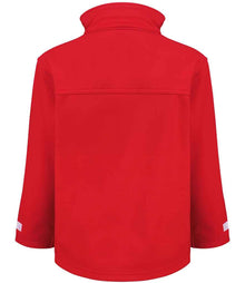 Result Kids Classic Soft Shell Jacket RS121B - RS121B Red Back