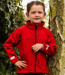 Result Kids Classic Soft Shell Jacket RS121B - RS121B Red Model