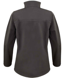 Result Ladies Classic Soft Shell Jacket RS121F - RS121F Black Back