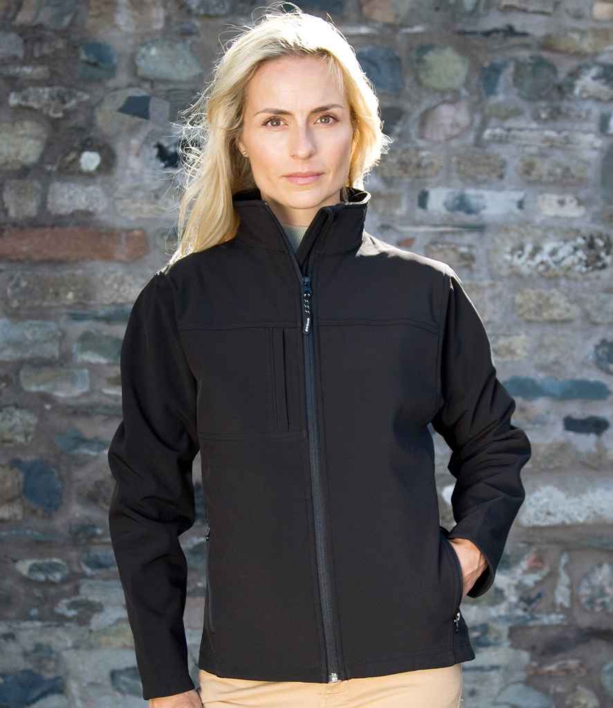 Result Ladies Classic Soft Shell Jacket RS121F - RS121F Black Model