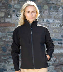 Result Ladies Classic Soft Shell Jacket RS121F - RS121F Black Model