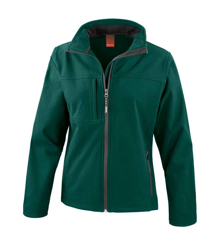 Result Ladies Classic Soft Shell Jacket RS121F - Bottle Green