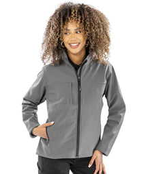 Result Ladies Classic Soft Shell Jacket RS121F - RS121F Grey Model