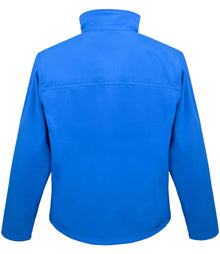 Result Classic Soft Shell Jacket RS121M - RS121M Azure Back