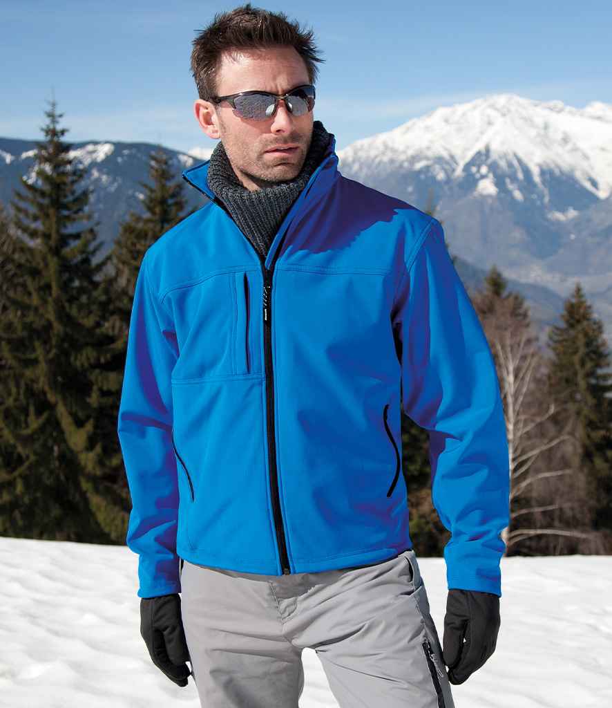 Result Classic Soft Shell Jacket RS121M - RS121M Azure Model