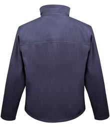 Result Classic Soft Shell Jacket RS121M - RS121M Navy Back