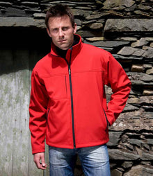 Result Classic Soft Shell Jacket RS121M - RS121M Red Model