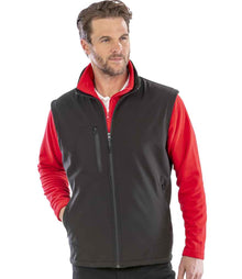 Result Soft Shell Bodywarmer RS123 - RS123 Black/Black Model