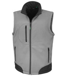 Result Soft Shell Bodywarmer RS123 - Workguard Grey/Black