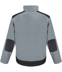 Result Work-Guard Ripstop Soft Shell Jacket RS124 - RS124 Grey/Black Back