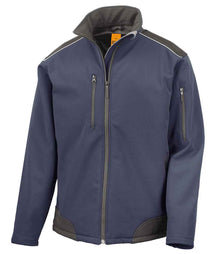 Result Work-Guard Ripstop Soft Shell Jacket RS124 - Navy/Black