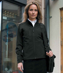 Result Ladies Base Layer Soft Shell Jacket RS128F - RS128F Black Model