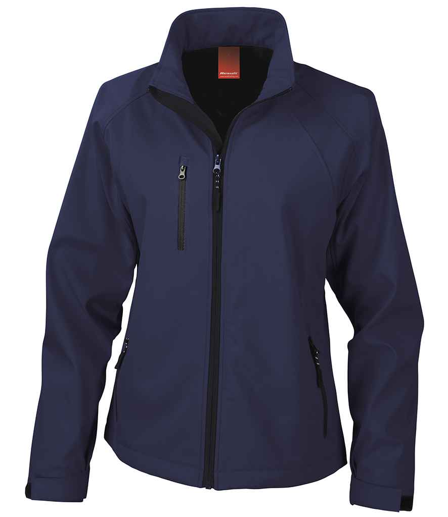 Result Ladies Base Layer Soft Shell Jacket RS128F - Navy