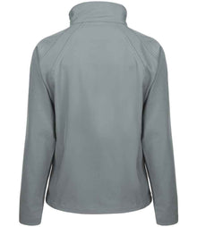 Result Ladies Base Layer Soft Shell Jacket RS128F - RS128F Silver Grey Back