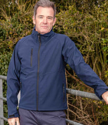 Result Base Layer Soft Shell Jacket RS128M - RS128M Navy Model