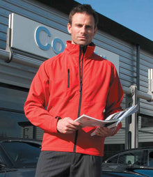 Result Base Layer Soft Shell Jacket RS128M - RS128M Red Model