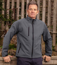 Result Base Layer Soft Shell Jacket RS128M - RS128M Silver Grey Model