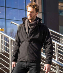 Result Osaka Combed Pile Soft Shell Jacket RS131M - RS131M Black Model