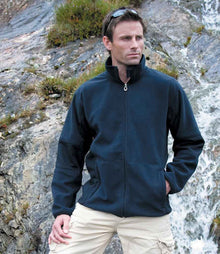 Result Osaka Combed Pile Soft Shell Jacket RS131M - RS131M Navy Model