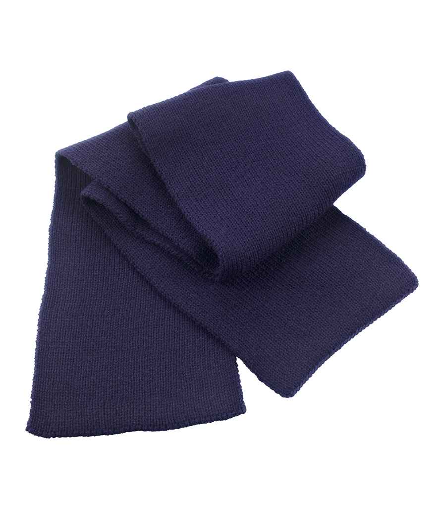Result Classic Heavy Knit Scarf RS145 - Navy