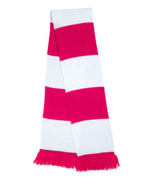 Result Team Scarf RS146 - Fuchsia/White