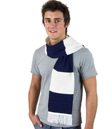 Result Team Scarf RS146 - RS146 White/Navy Model