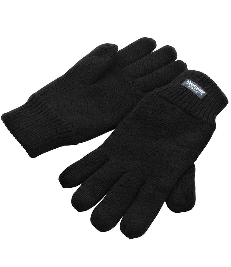 Result Classic Lined Thinsulate™ Gloves RS147 - Black