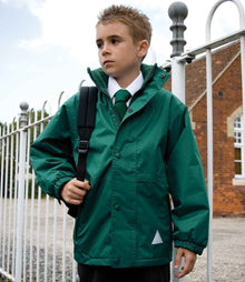 Result Kids/Youths Fleece Lined StormDri 6000 Jacket RS160B - RS160B Bottle Green/Bottle Green Model