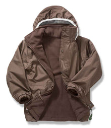 Result Kids/Youths Fleece Lined StormDri 6000 Jacket RS160B - RS160B Brown/Brown Detail